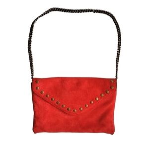 J.CREW Red Envelope Purse/ Shoulder Bag